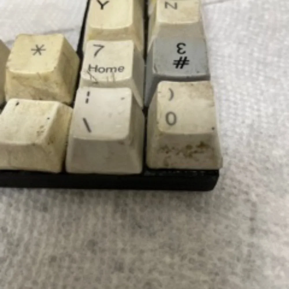 Upcycled Computer Keyboard Keys Frame - Picture 13 of 14